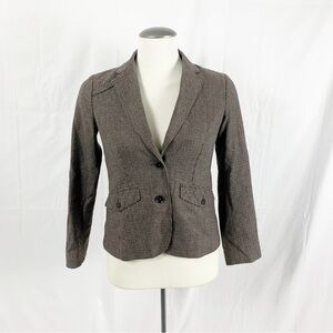🤎Eddie Bauer Wool Blend Houndstooth Blazer – Petite 4🤎